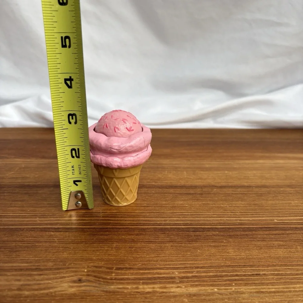 Baby Alive Ice Cream Cone Treat Pink Scoop Sprinkles Doll Food Replacement Toy